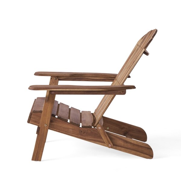 Hanlee Acacia Wood Folding Adirondack Chair by Christopher Knight Home