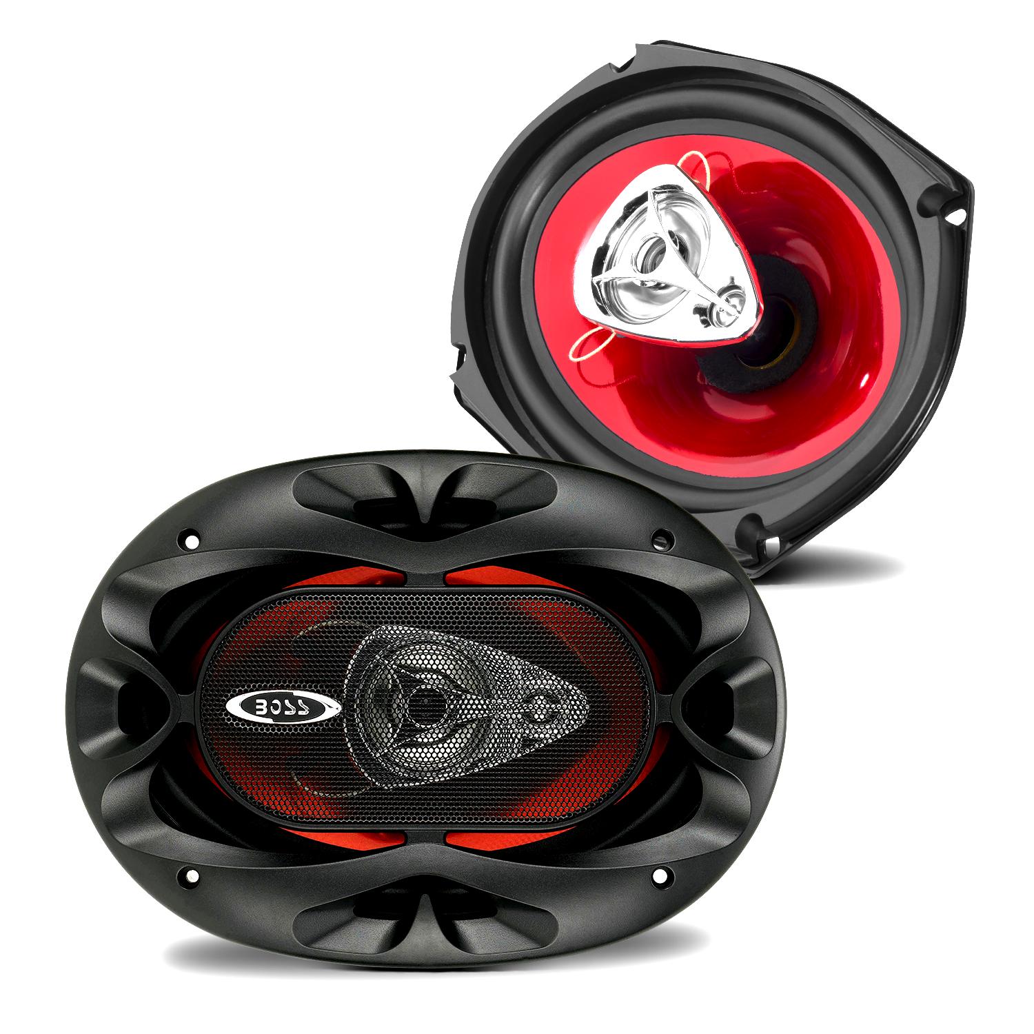 BOSS Audio Systems CH6930 Chaos Series 6 x 9 Inch Car Stereo Door Speakers 8211 400 Watts Max 3 Way Full Range Audio Tweeters Coaxial Sold in Pairs  Crowdfused