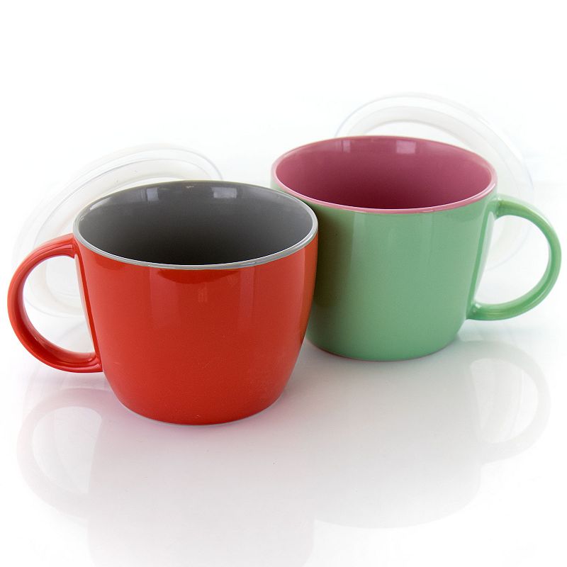 Gibson Home On the Go 4 Piece 25 Oz Soup Mug Set