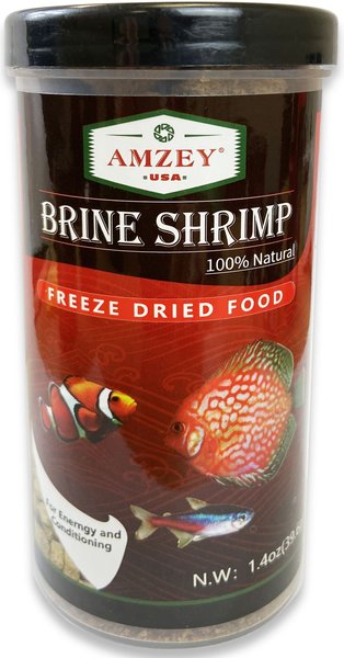 Amzey Brine Shrimp Freeze-Dried Fish Food