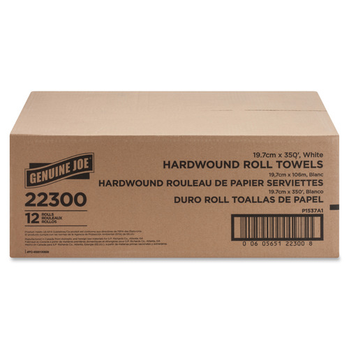 Genuine Joe Hardwound Roll Paper Towels  GJO22300