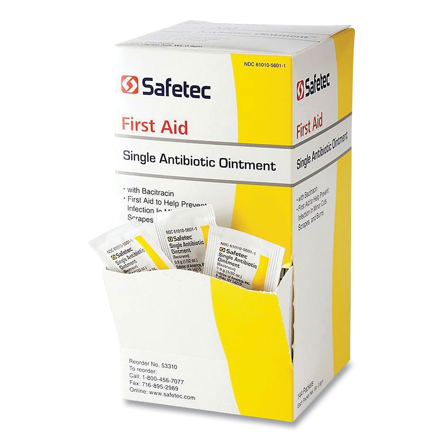 First Aid Single Antibiotic Ointment by Safetecandreg; UMISSAB140310