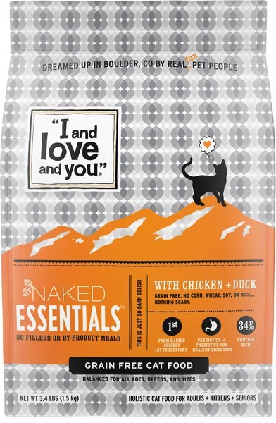 I and Love and You Naked Essentials Chicken and Duck Recipe Grain-Free Dry Cat Food