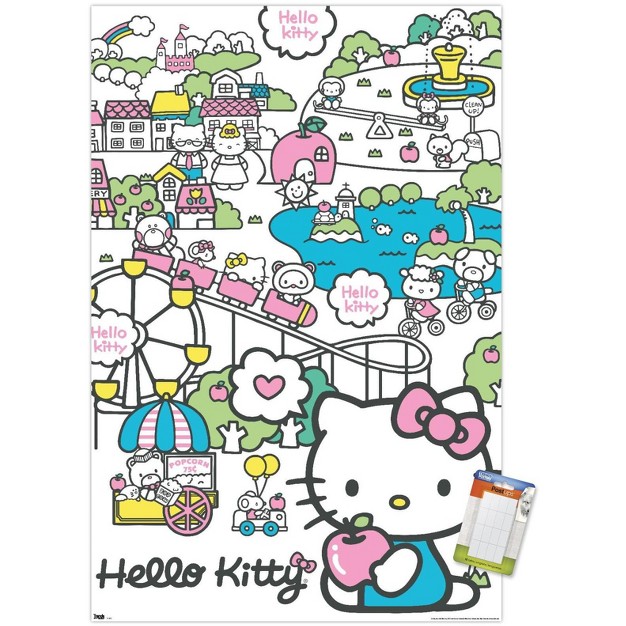 Trends International Hello Kitty Carnival Unframed Wall Poster Prints