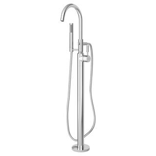 American Standard Cadet Single-Handle Freestanding Roman Tub Faucet with Hand Shower in Polished Chrome 2764951.002