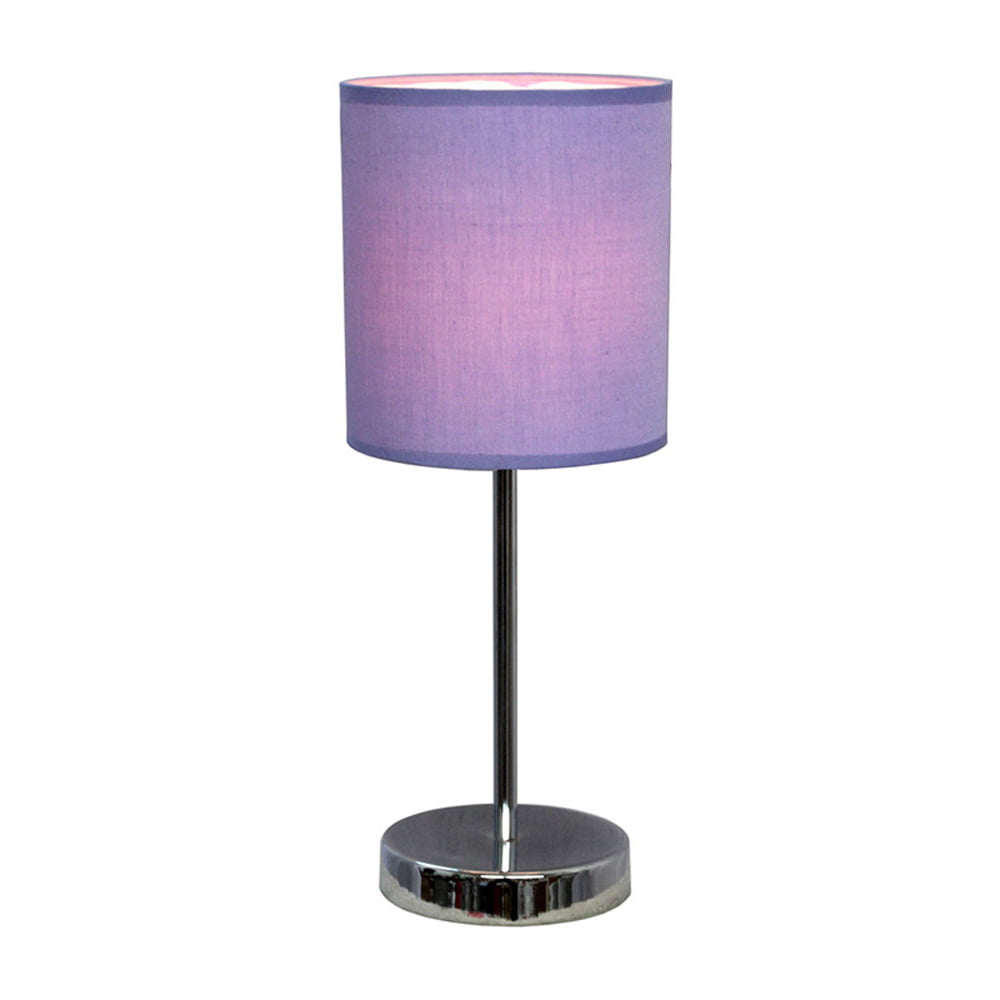 Simple Designs LT2007 Chrome  Mini Basic Table Lamp