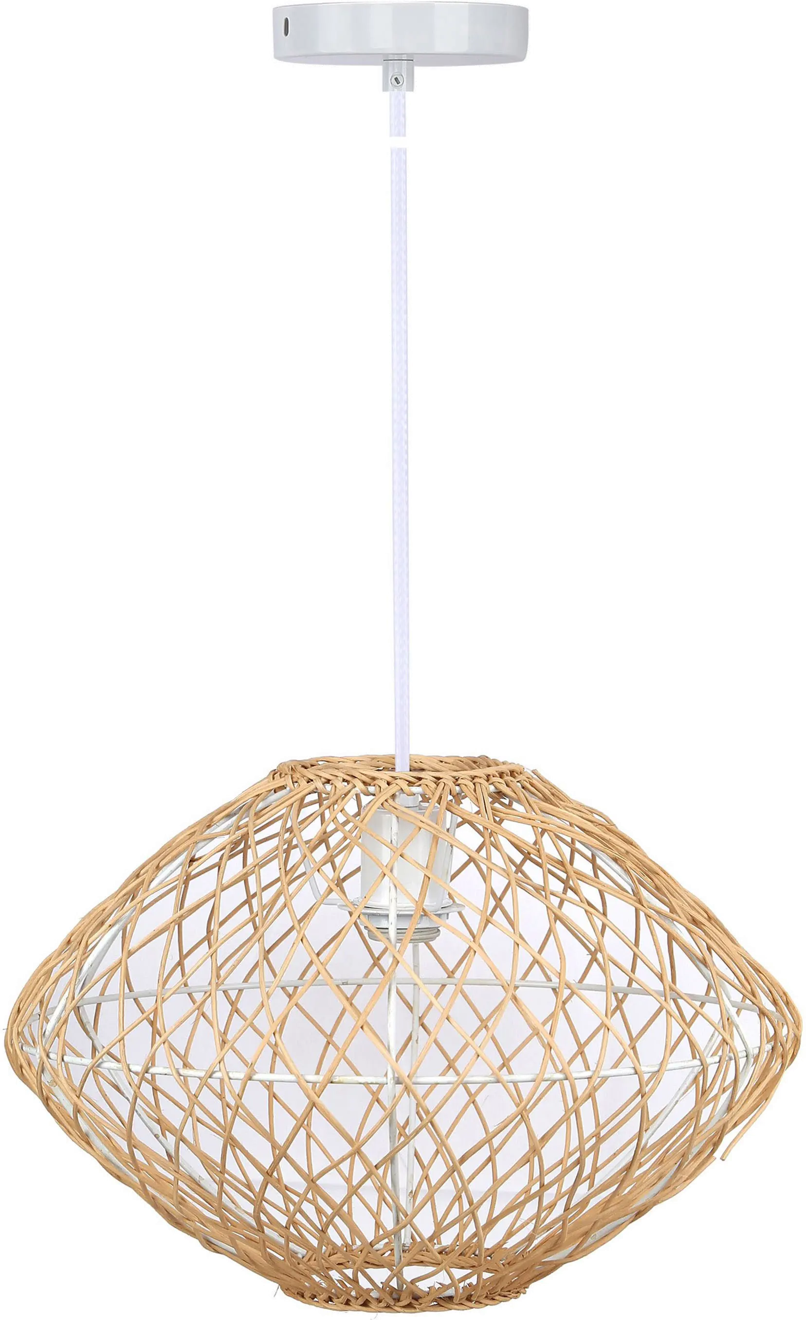 Nest Natural Rattan Shade Pendant Light