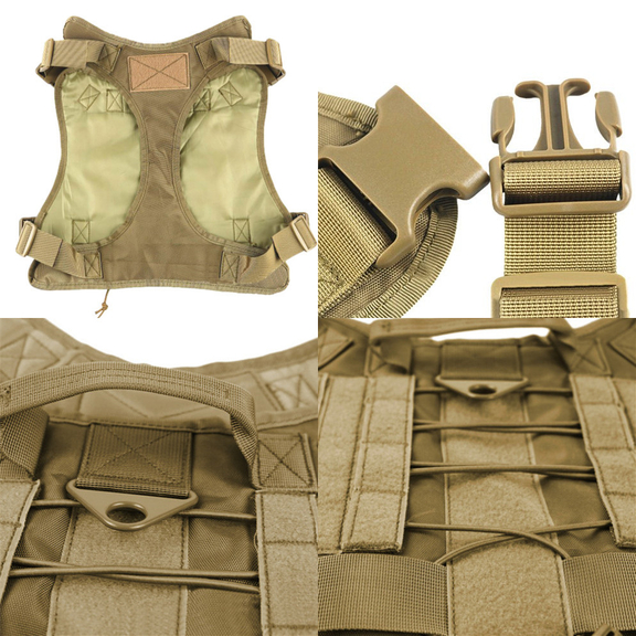 TOPTIE Tactical Dog Harness  K9 Working Dog Vest  ...