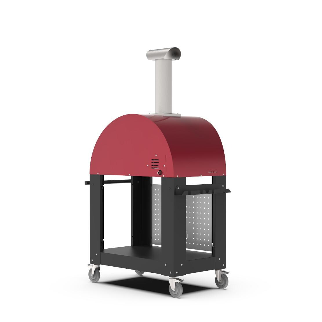 Alfa Moderno 2 Pizze Propane Pizza Oven W/ Natural Gas Conversion Kit and Oven Base