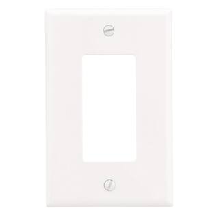 Leviton Decora 1-Gang Midway Nylon Wall Plate - White R62-0PJ26-00W