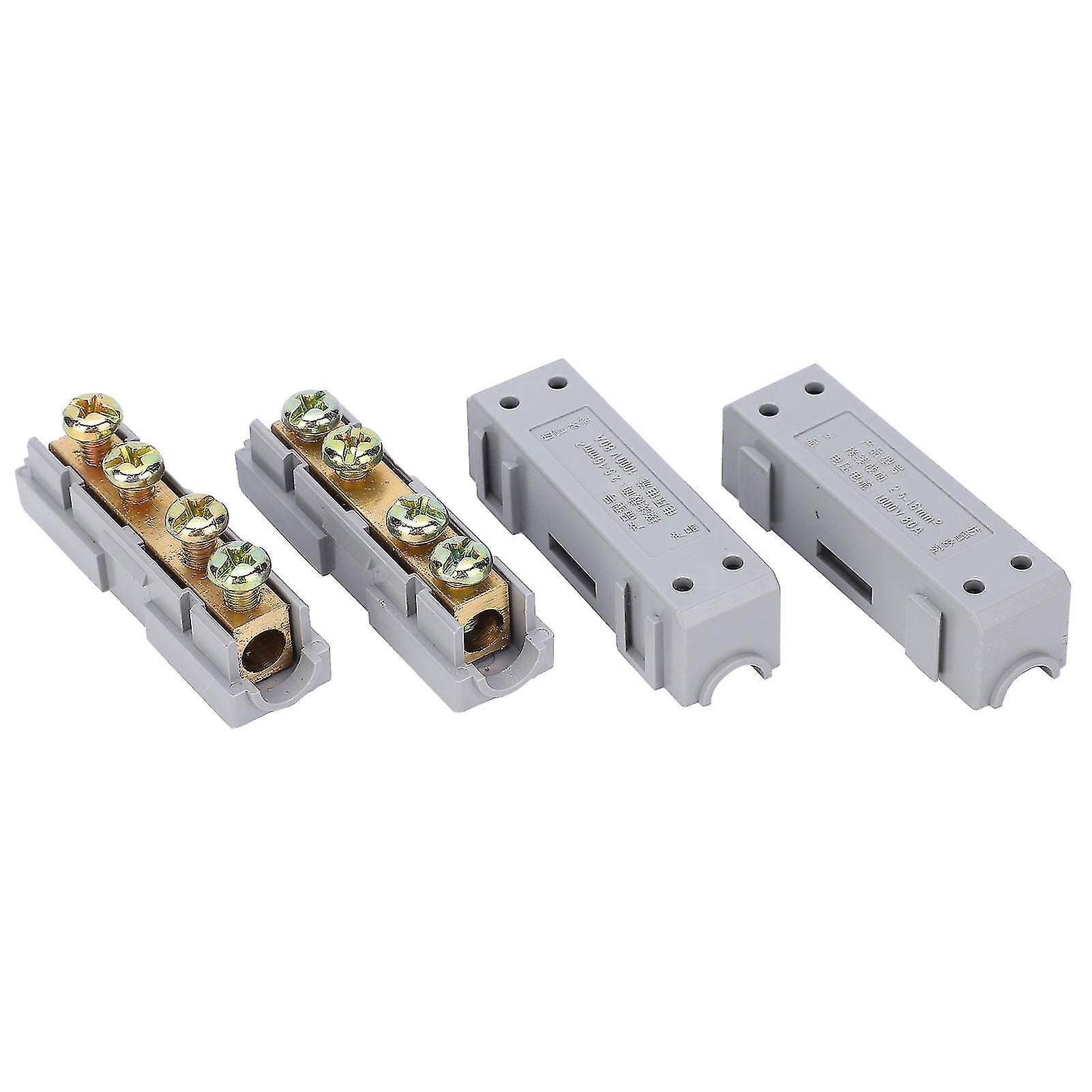 2Pcs I‑Type Terminal Block Quick Splice Snap Wire Connector for Industrial EquipmentS‑35