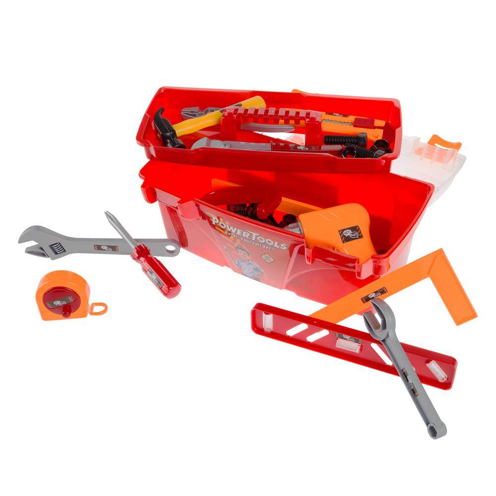 Hey! Play! 40-Piece Toy Tool Box Set HW3300016