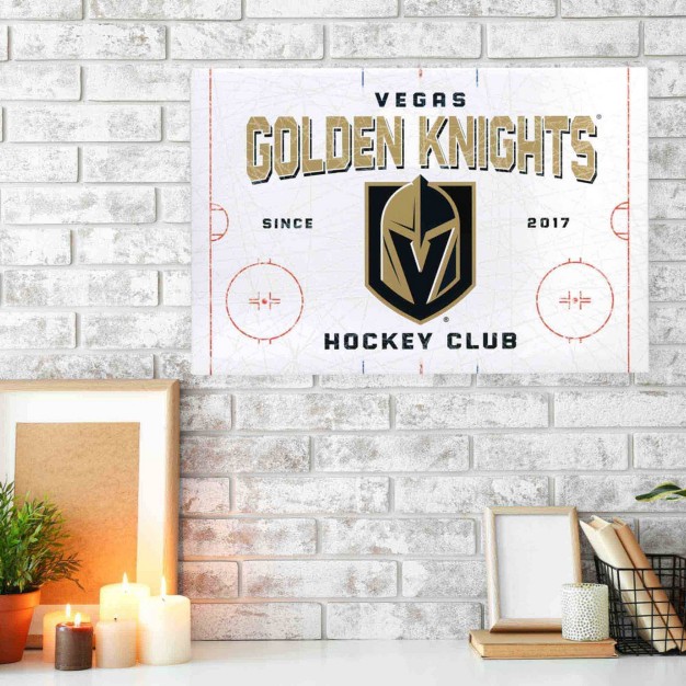 Nhl Vegas Golden Knights Rink Canvas