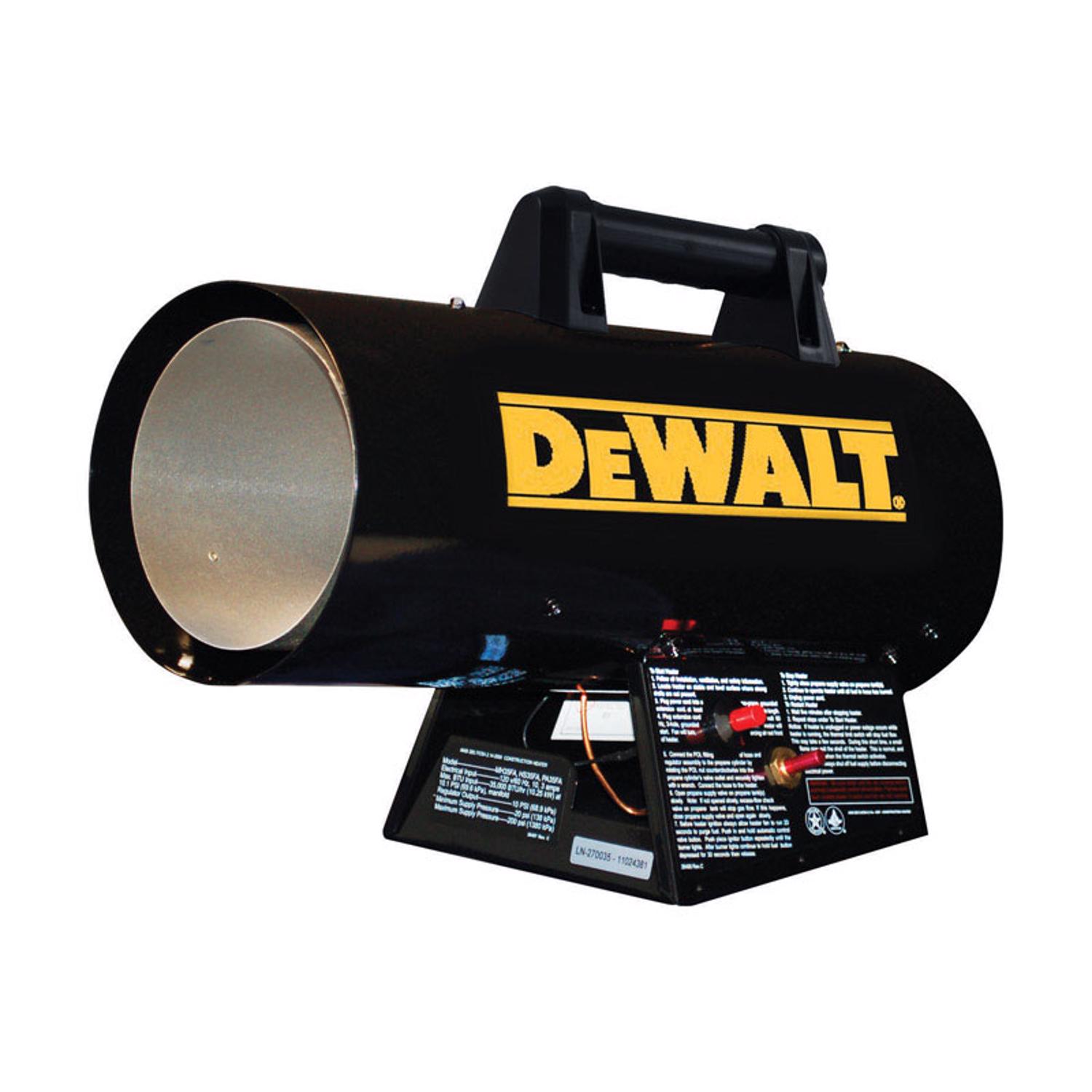 DeWalt 45000 Btu/h 1125 sq ft Forced Air Propane Portable Heater