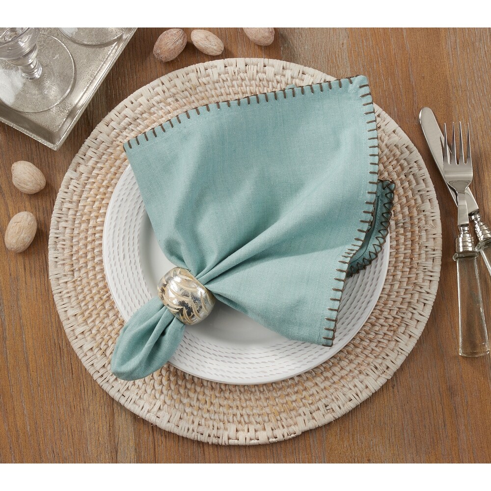 Whip Stitched Design Napkin (Set of 4)