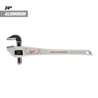 MW 24 in. Aluminum Offset Pipe Wrench with 3-12 in. Quick Adjust Copper Tubing Cutter (2-PC) 48-22-7182-48-22-4254