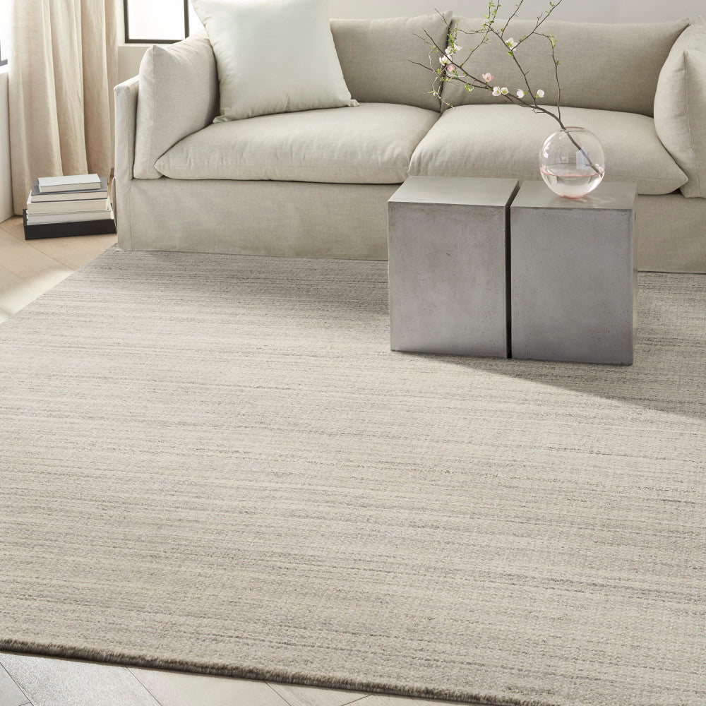 Calvin Klein Abrash Grey Modern Rug