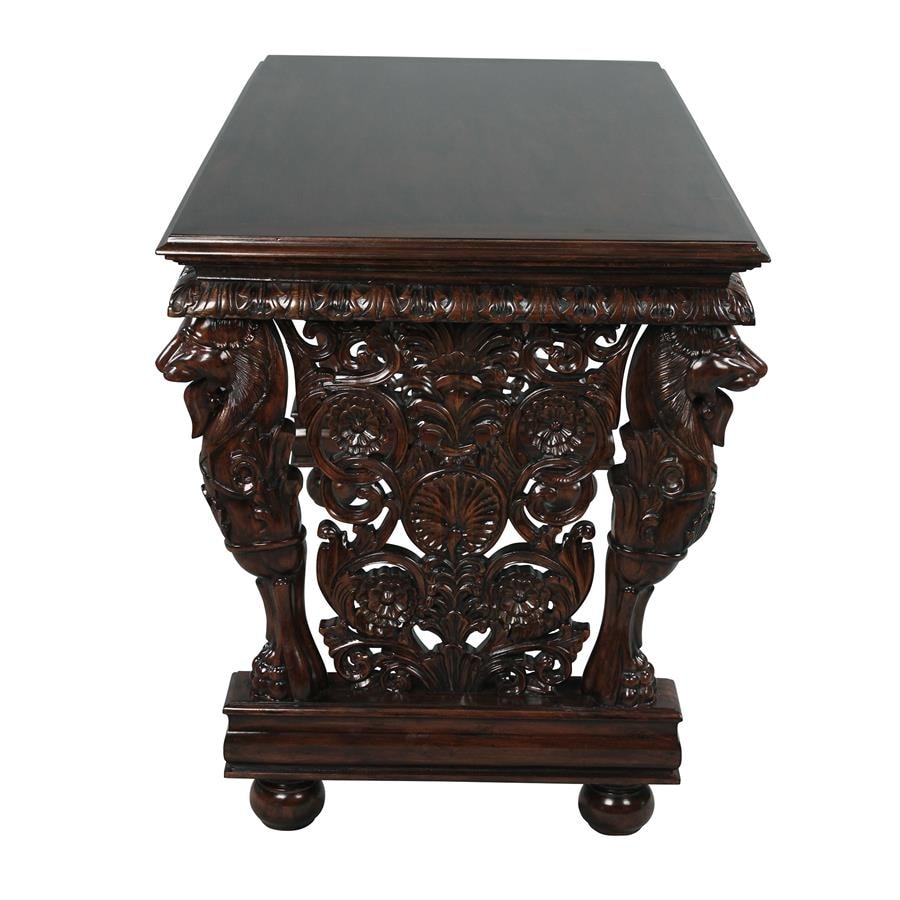 Design Toscano Effingham Gryphon Library Table