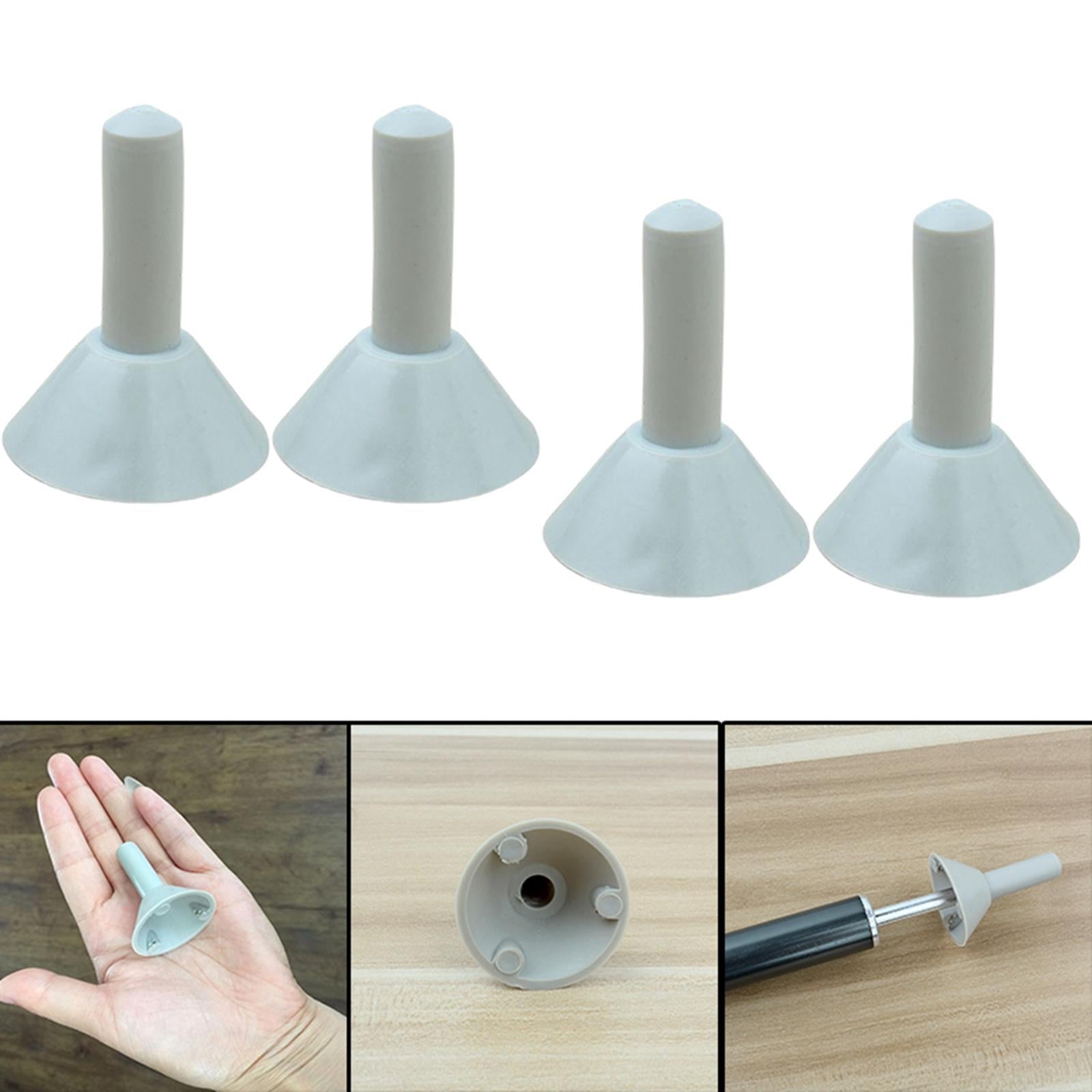 4 Pieces Tent Pole Insulation Protection Caps Insulating for Hiking Camping Grey