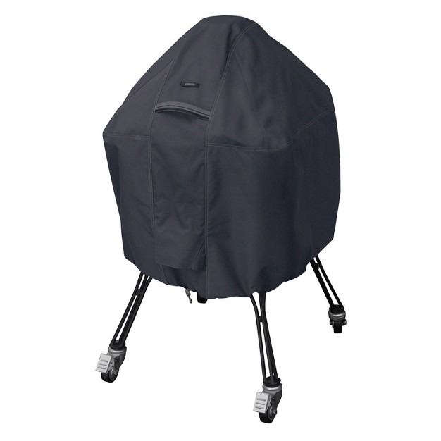 Ravenna Water Resistant Kamado Grill Cover Black