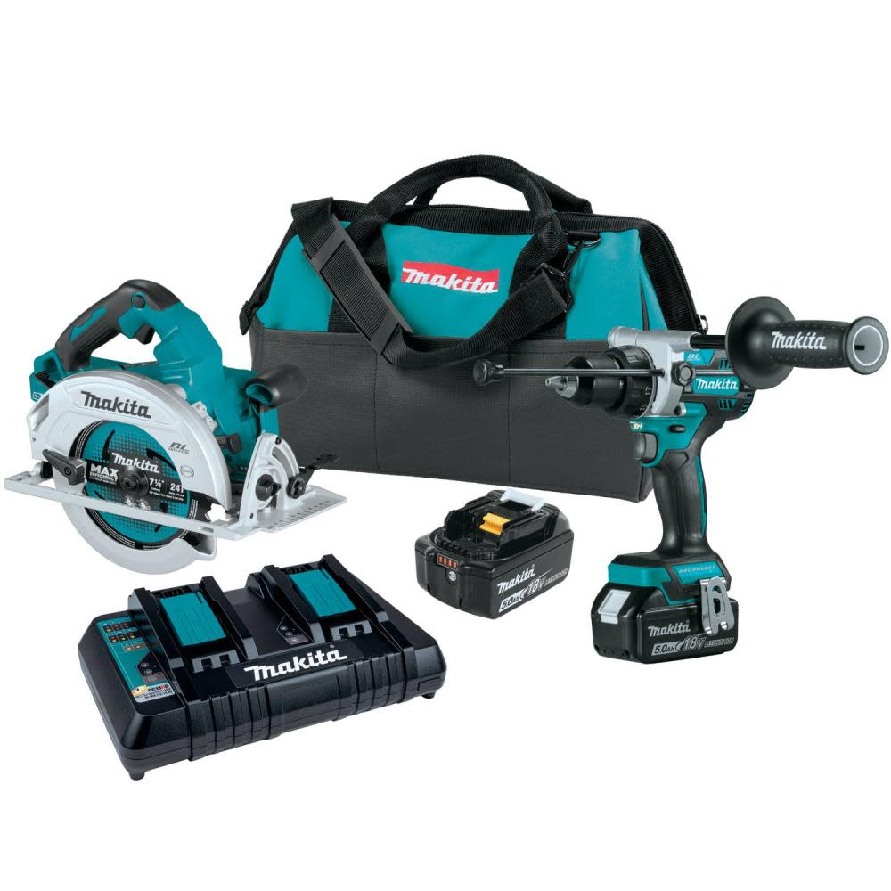 Makita 18V LXT Cordless 2pc Combo Kit XT290PT from Makita