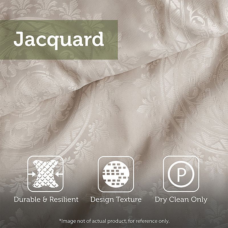 Madison Park Signature Grace Geometric Oversized Jacquard Comforter Set with Throw Pillows