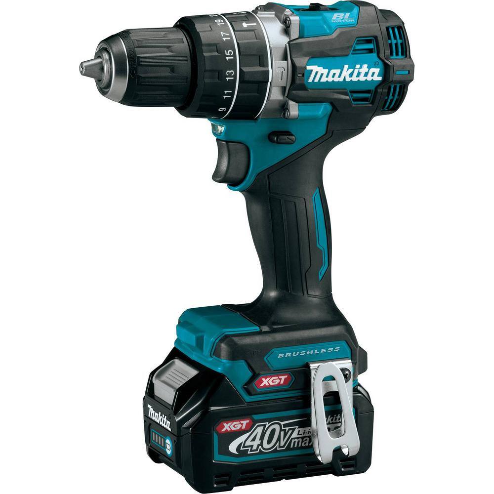 Makita 40V Max XGT Compact Brushless Cordless Compact 12 in. Hammer Driver-Drill Kit (2.5Ah) GPH02D