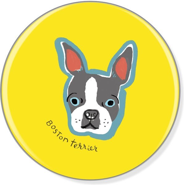 Pet Shop by Fringe Studio BFF Boston Ceramic Coaster