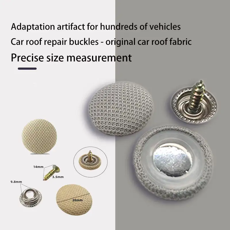 Car Roof Buckle Shed Cloth Repair Nail Roof Interior Fixed Buckle Push