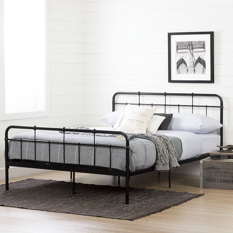 South Shore Holland Queen Metal Platform Bed