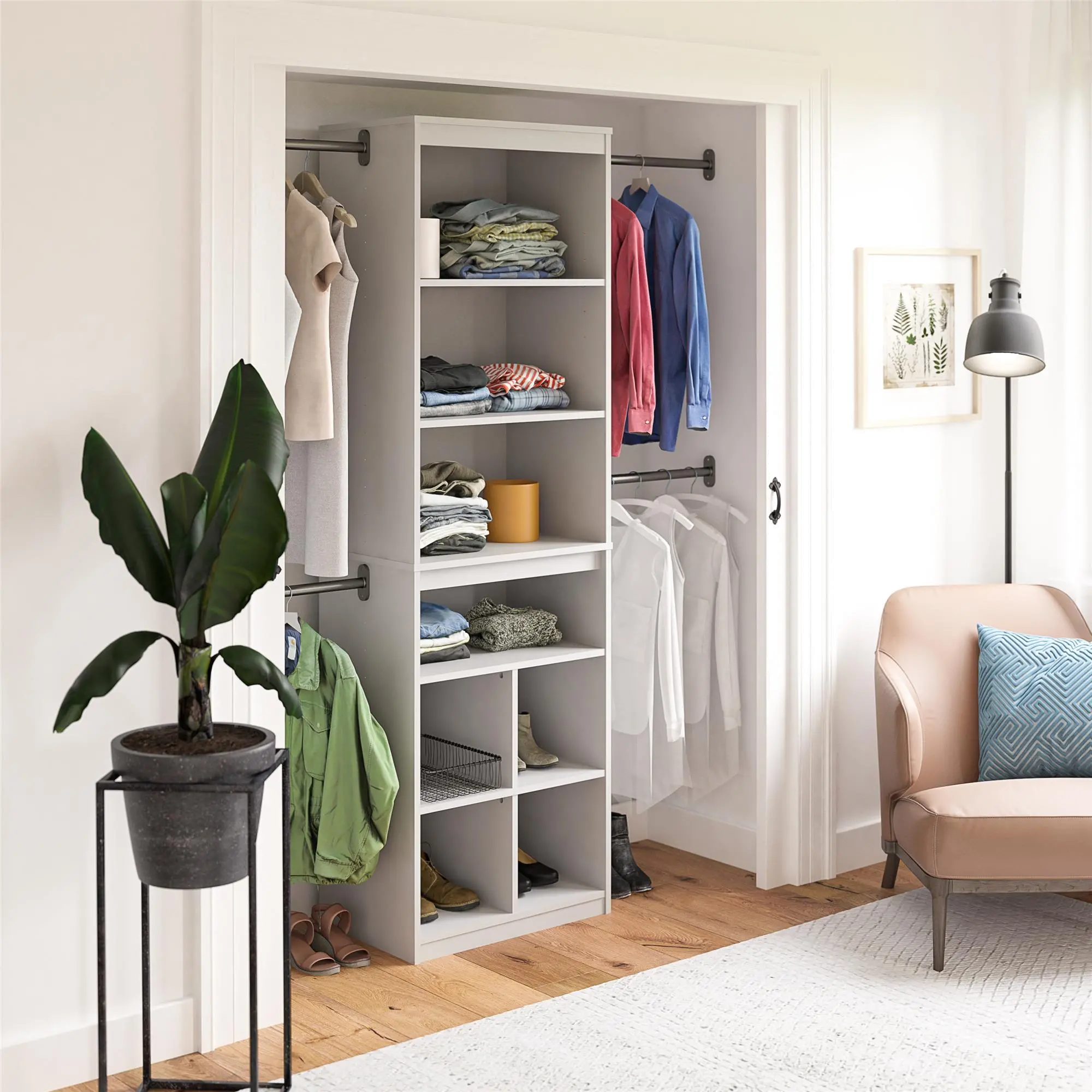 Evolution Gray Closet Storage System