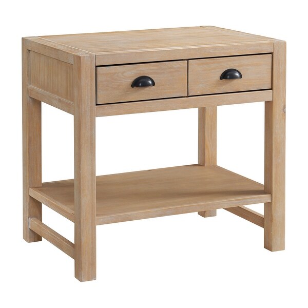 Arden 2-Drawer Wood Nightstand - - 35682851