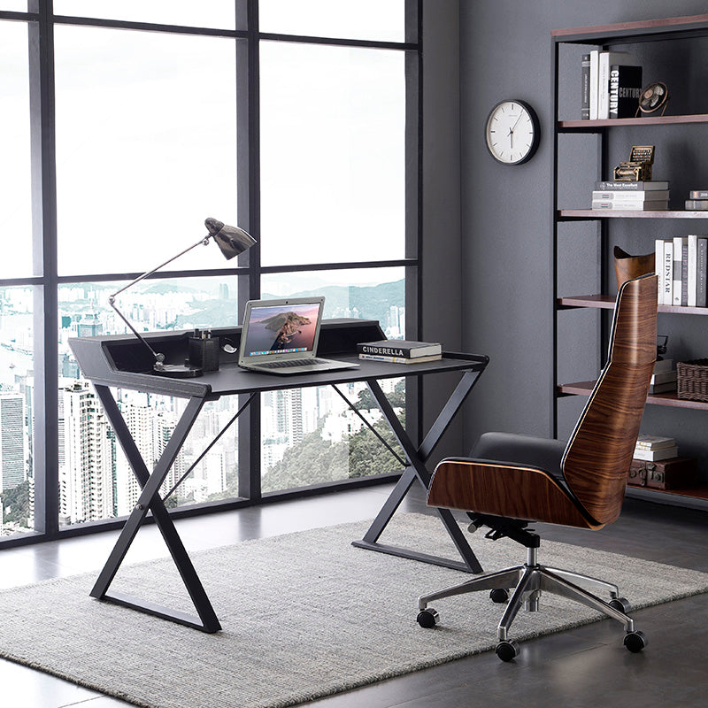 OSMO Computer Desk - Black PU