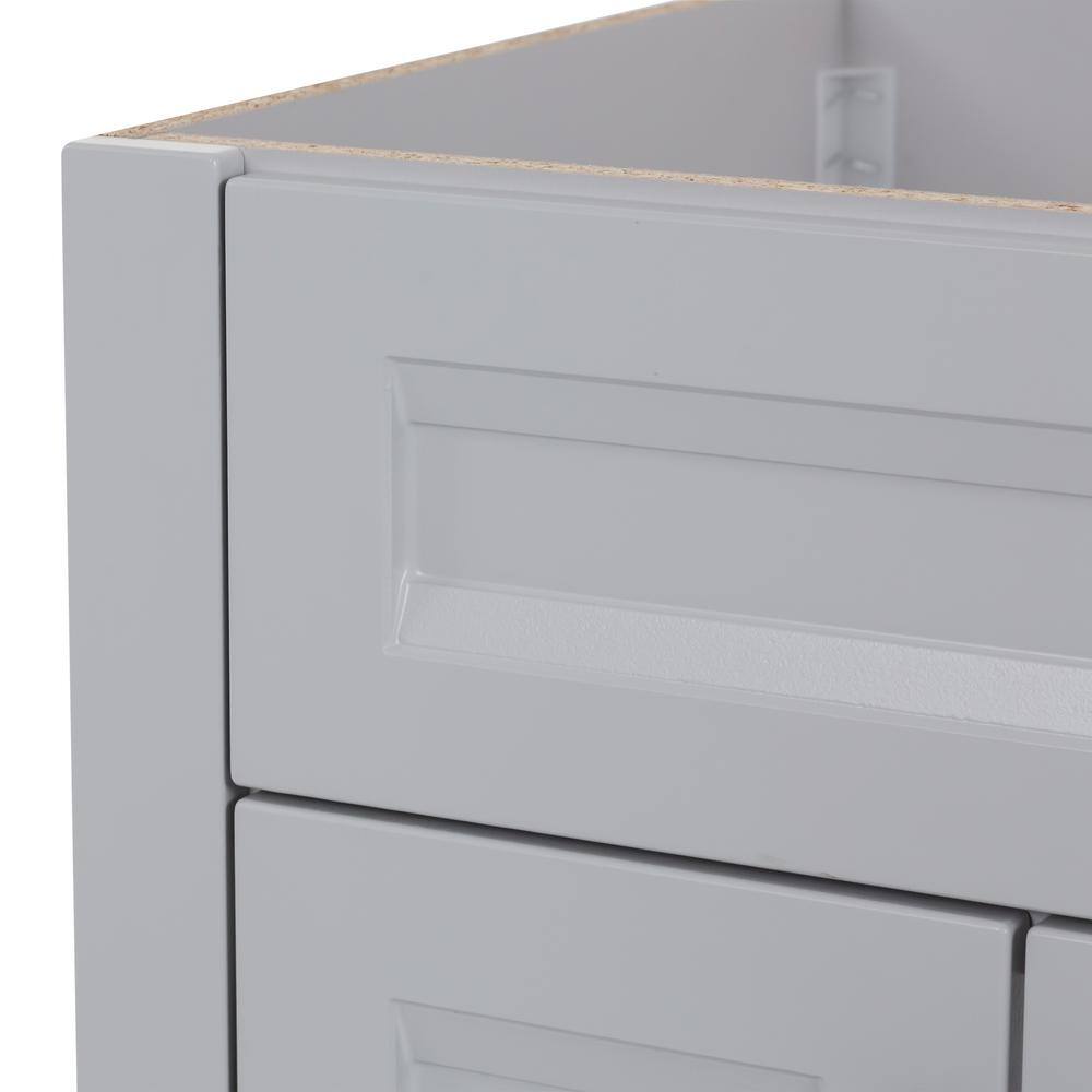 Home Decorators Collection Ridge 36 in. W x 21.6 in. D x 34 in. H Bath Vanity Cabinet without Top in Pearl Gray RG36-PG