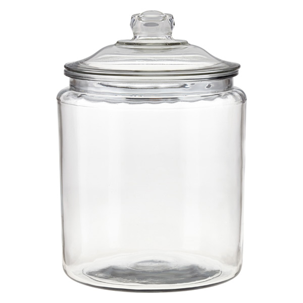 Anchor Hocking Glass Canisters with Glass Lids