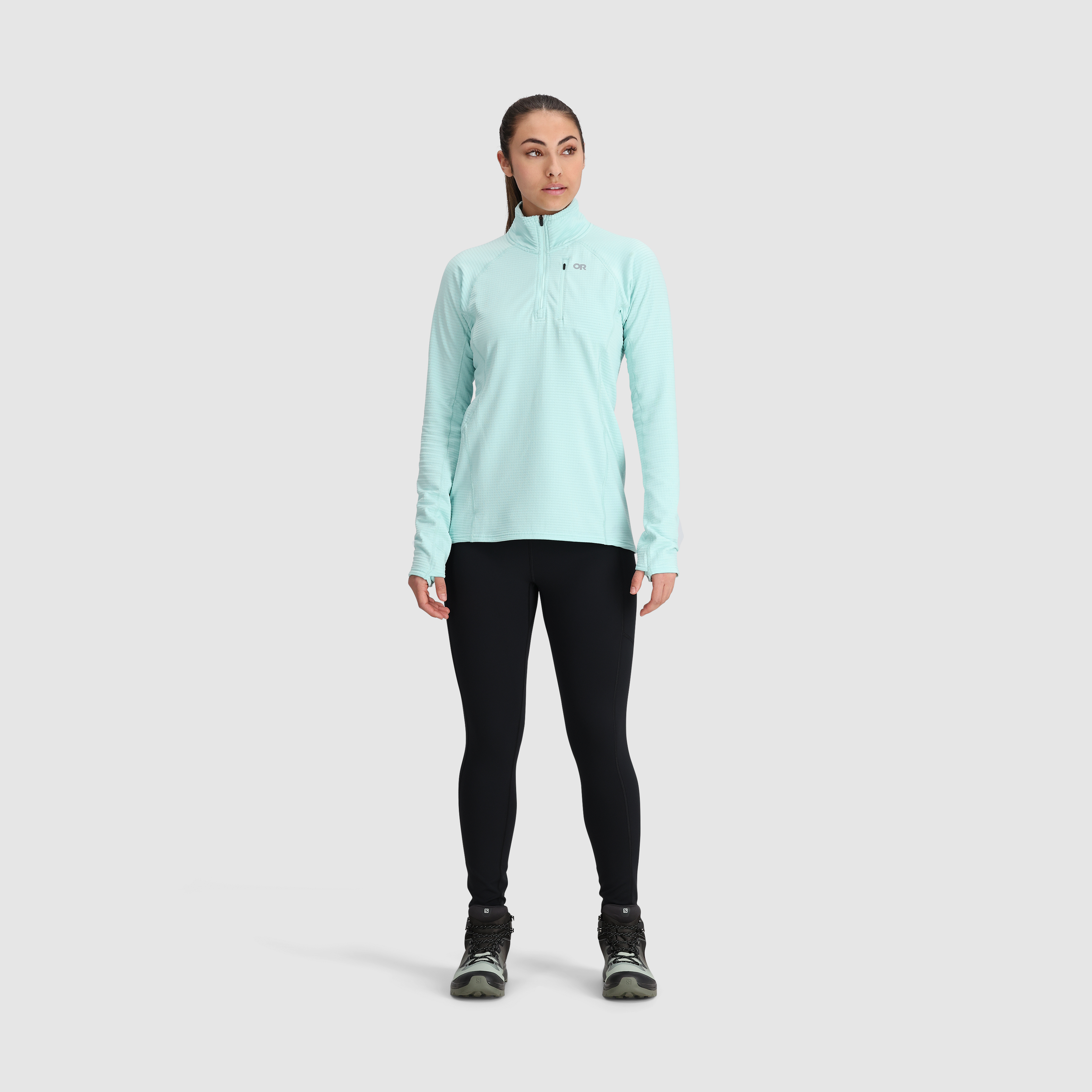 Women's Vigor Grid Fleece Quarter Zip