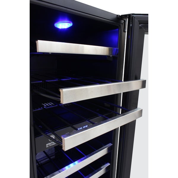 28-Bottle Dual-Zone Wine Cooler