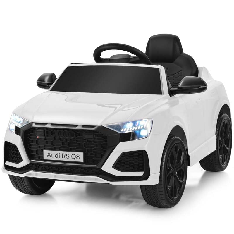 12V Licensed Audi Q8 Kids Ride On Car, Battery Powered 4 Wheeler Riding Toy Car with Remote Control