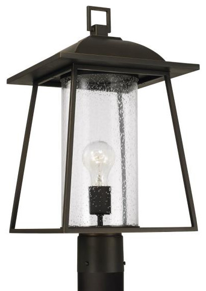 Capital Lighting 943615OZ Durham  1 Light Outdoor Post Lantern   Transitional   Post Lights   by The Lighthouse  Houzz