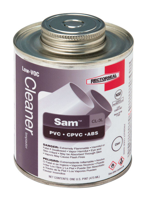 SAM PVC CLEANER 16OZ