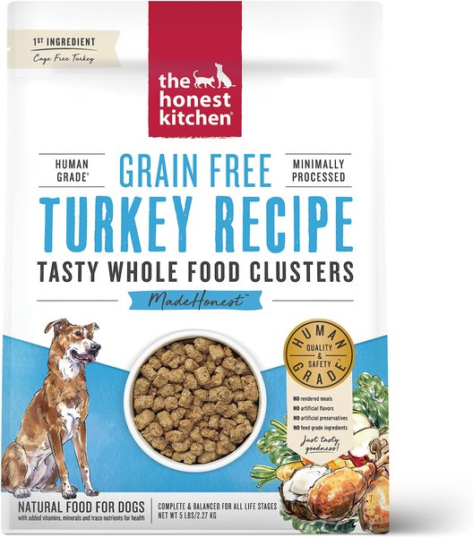 The Honest Kitchen Grain-Free Turkey Whole Food Clusters Dry Dog Food