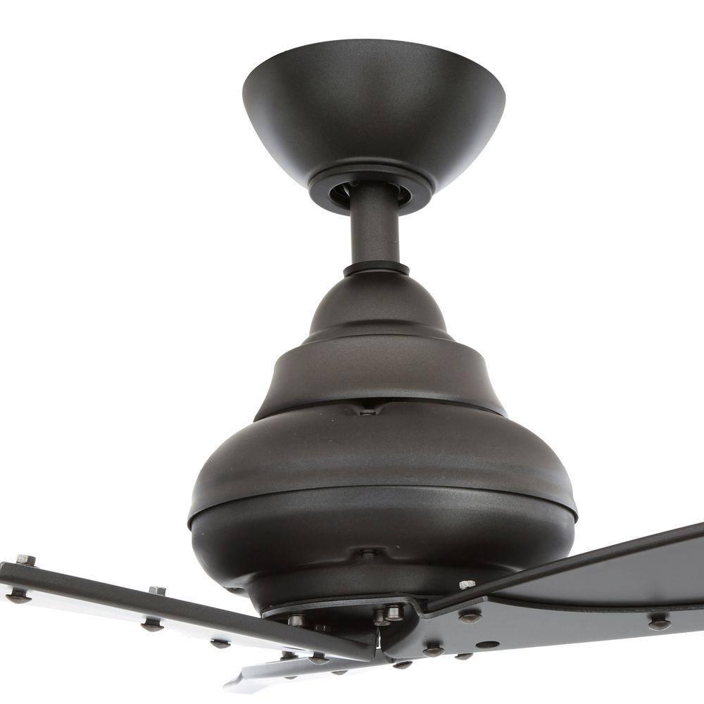 Hampton Bay Florentine IV 56 in IndoorOutdoor Natural Iron Ceiling Fan with Wall Control