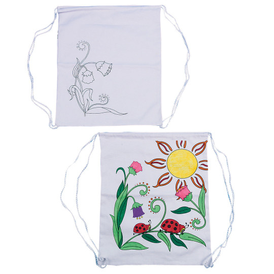 Color Me Printed Flower Backpack