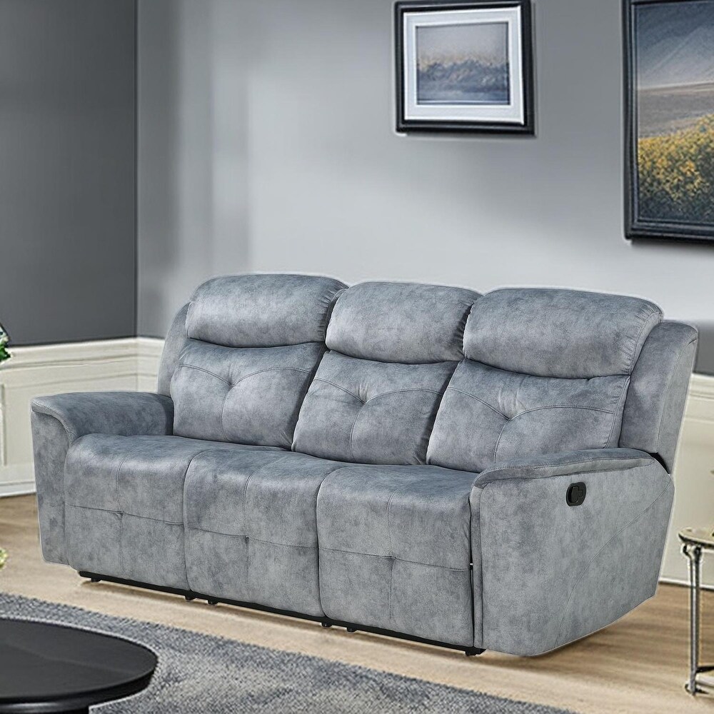 L shape Linen Fabric Sectional Sofa Set for Living Room Couch with Power Recliner Chair Sofa