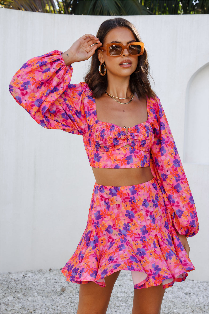 Head Over Heels Crop Floral