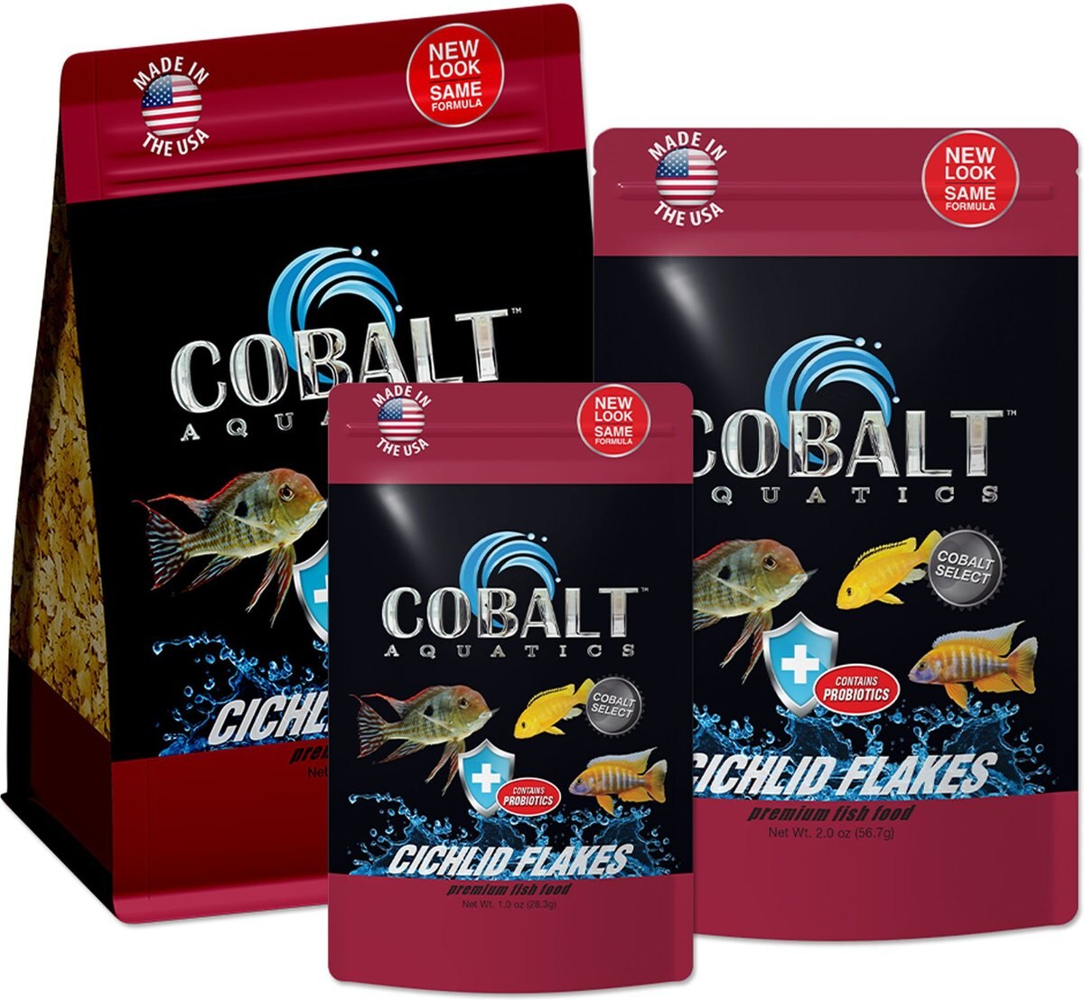 Cobalt Aquatics Select Cichlid Flakes Fish Food