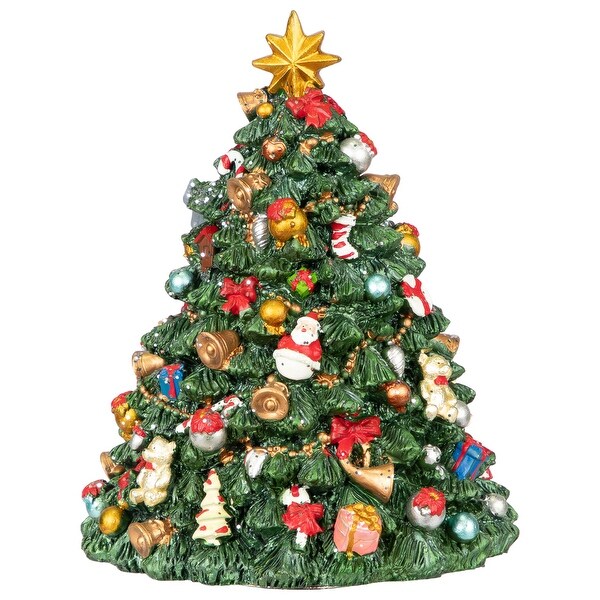 Musical Rotating Christmas Tree Figurine