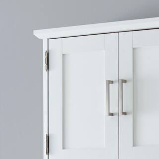 Glacier Bay Shaker Style 23 in. W Wall Cabinet with Open Shelf in White 5318WWHD