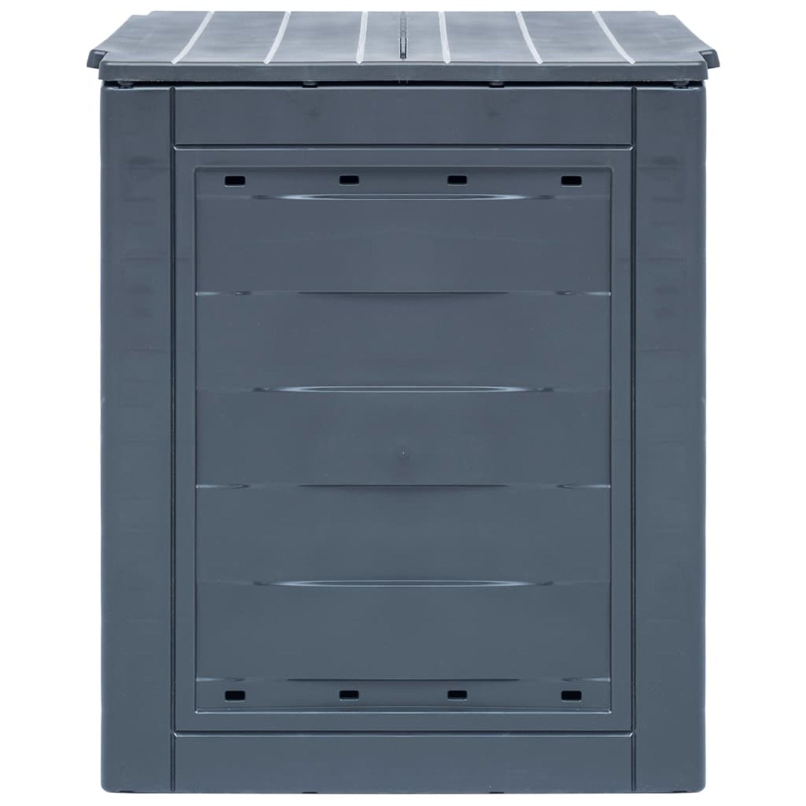 CACAGOO Garden Composters 3 pcs Gray 23.6"x23.6"x28.7" 206.1 gal