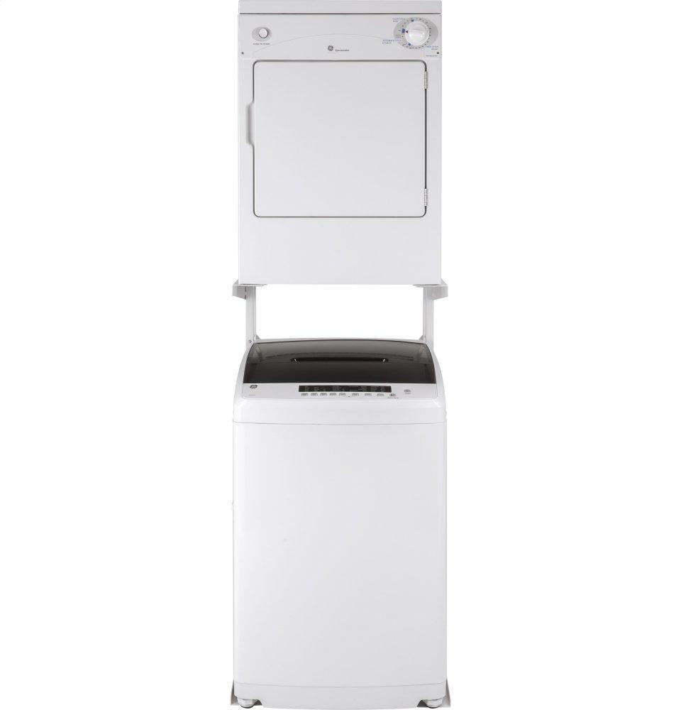 Ge Appliances GNW128SSMWW Ge® Space-Saving 2.8 Cu. Ft. Capacity Stationary Washer With Stainless Steel Basket